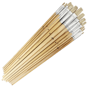 JUEGO PINCELES REDONDOS Y PLANOS