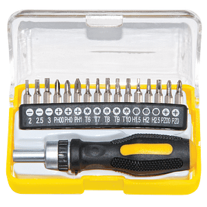 DESTORNILLADOR PUNTAS INTERCAMBIABLES 17 PZS