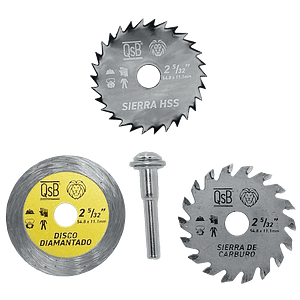 KIT DISCOS MINI DE CORTE Y SIERRA